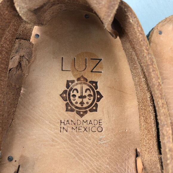 Luz Men\'s Size 9 San Andres Huaraches Brown Leather Handmade Sandals Jesus main image 8